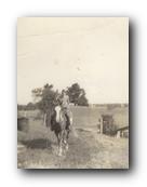 Burt on his horse 1940.jpg